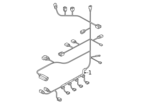 Wiring Harness for 2013 Volkswagen Golf R #0