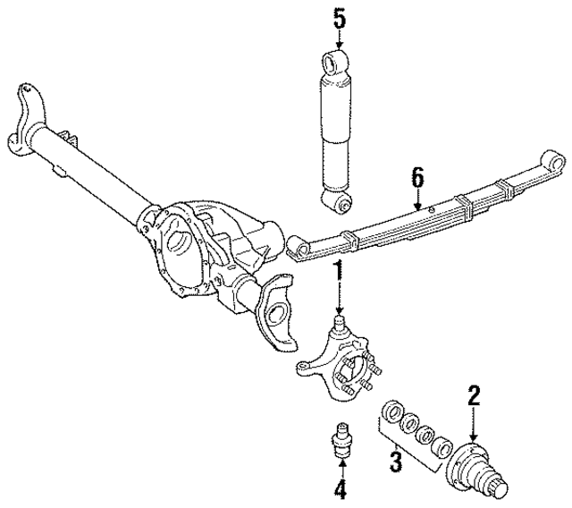 G0073575 - Suspension: Suspension Shock Absorber for Mopar Image
