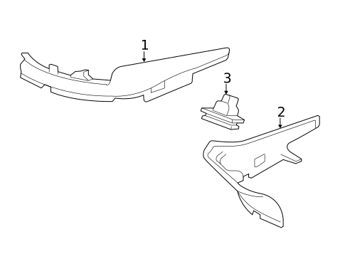 Interior Trim - Quarter Panels for 2020 Jaguar F-Type #0