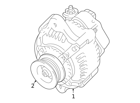 Alternator for 2024 Toyota 4Runner #1