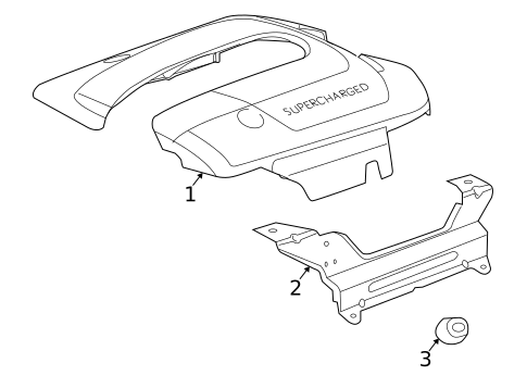 Engine Appearance Cover for 2009 Jaguar XF #0