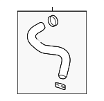 94810645722 - Cooling System: Coolant Hose for Porsche: Cayenne, Panamera Image