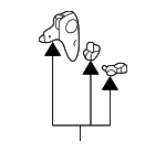 72630S0A003 - Body: Crank for Honda: Accord, Civic, CR-V, Fit Image