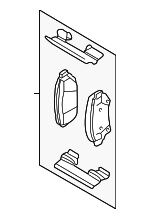 171654 - Brakes: ACDelcoâ„¢ Brake Pads for Buick: Century, LeSabre, Park Avenue, Regal, Riviera | Cadillac: DeVille, Eldorado, Seville | Chevrolet: Impala, Monte Carlo, Venture | Oldsmobile: Aurora, Intrigue, Silhouette | Pontiac: Bonneville, Grand Prix, Montana, Trans Sport Image