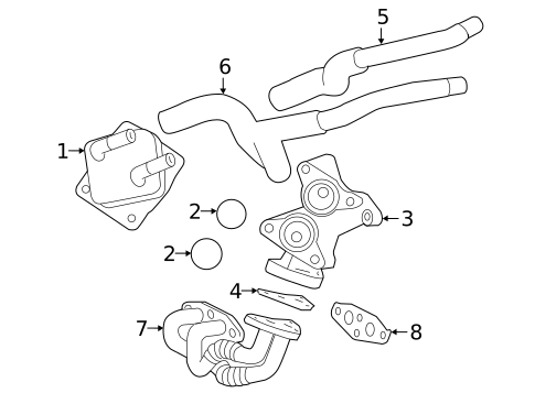 Oil Cooler for 2019 Toyota Highlander #0
