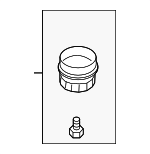 11427615389 - Engine: Filter Cover for BMW Image