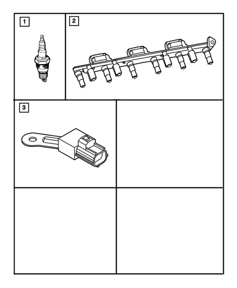 Spark Plugs-Cables-Coils for 2003 Jeep Liberty #0
