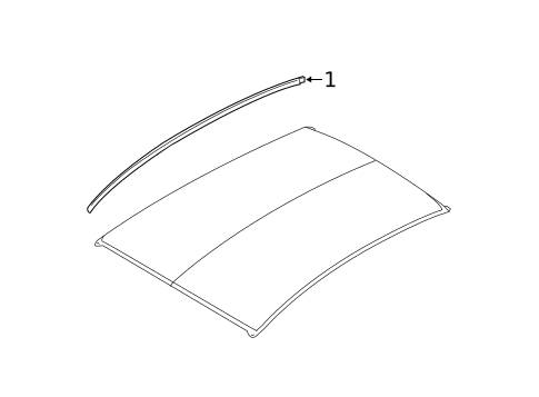 Exterior Trim - Roof for 2015 Ford Fiesta #0