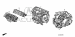 10002RKGA07 - : General Assembly, Cylinder Block for Acura: RL Image