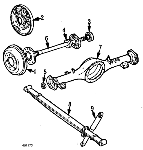 Rear Suspension for 1986 Isuzu Pickup #0