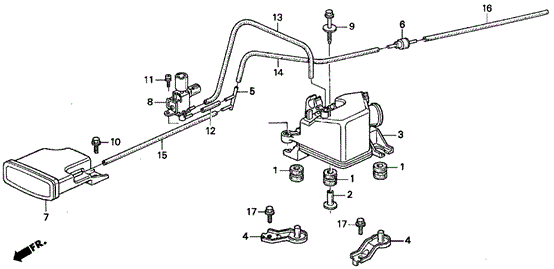Resonator Chamber (2) for 1997 Acura CL #0