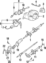 484744L712 - : Switch Cover for INFINITI: I30 Image