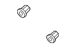 31109428 - Body: License Plate Bracket Nut for Volvo Image