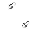 985181 - Body: License Plate Bracket Screw for Volvo Image