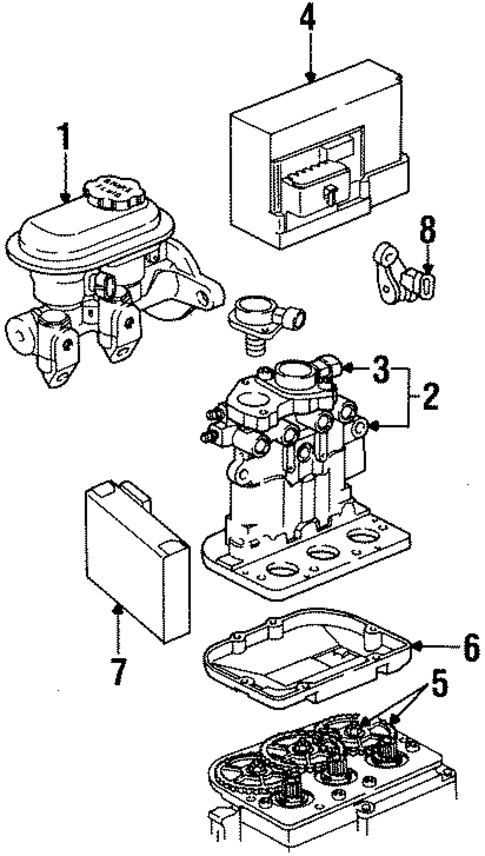 Anti-Lock Brakes for 1998 Saturn SW2 #0