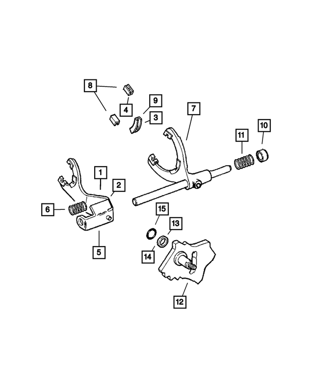 83503515 - NV243; Transfer Case: Shift Fork Spring Cup for Mopar Image