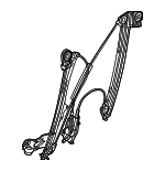 51335A0DAA8 - : 2022-2024 BMW iX - Window Regulator for BMW: iX Image