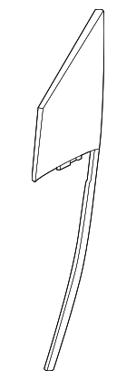 51139466545 - : 2022-2024 BMW iX - Vent Glass for BMW: iX Image