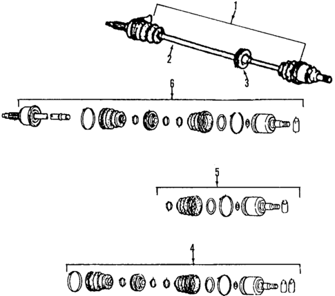 Axle Shafts & Joints for 2005 Kia Optima #0