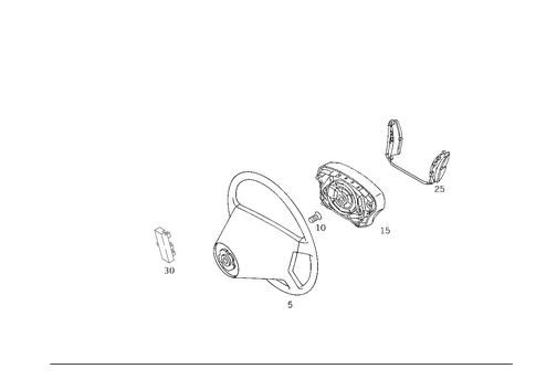 Steering Wheel and Steering Wheel Lock for 2001 Mercedes-Benz S430 #0