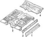 UB4070270B - Body: Outer Rocker for Mazda: B2000, B2200, B2600 Image