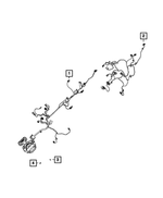 68049523AC - Electrical: Front Door Wiring, Left for Mopar Image