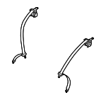 898201E530WK - : 2007 Hyundai Accent - Lap &amp; Shoulder Belt for Hyundai: Accent Image