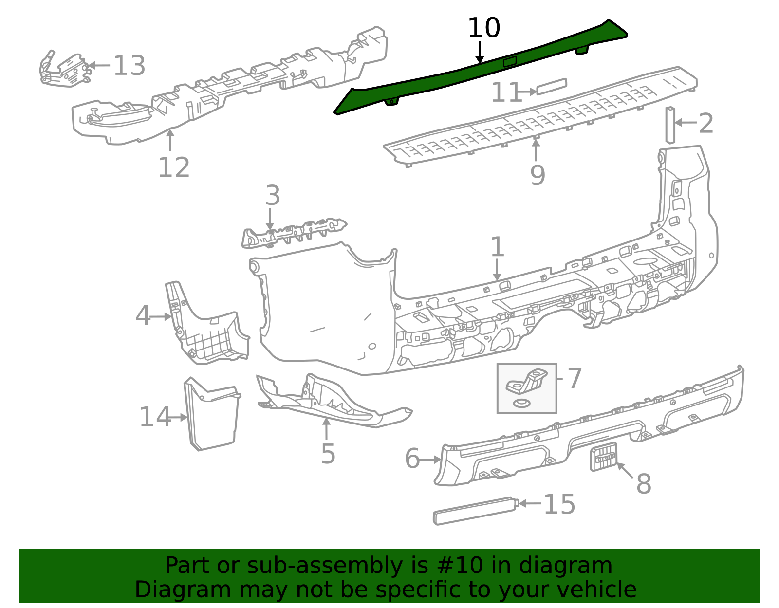 52165-35030 - Bumper Cover Spacer Panel - 2025 Toyota 4Runner | OEM ...