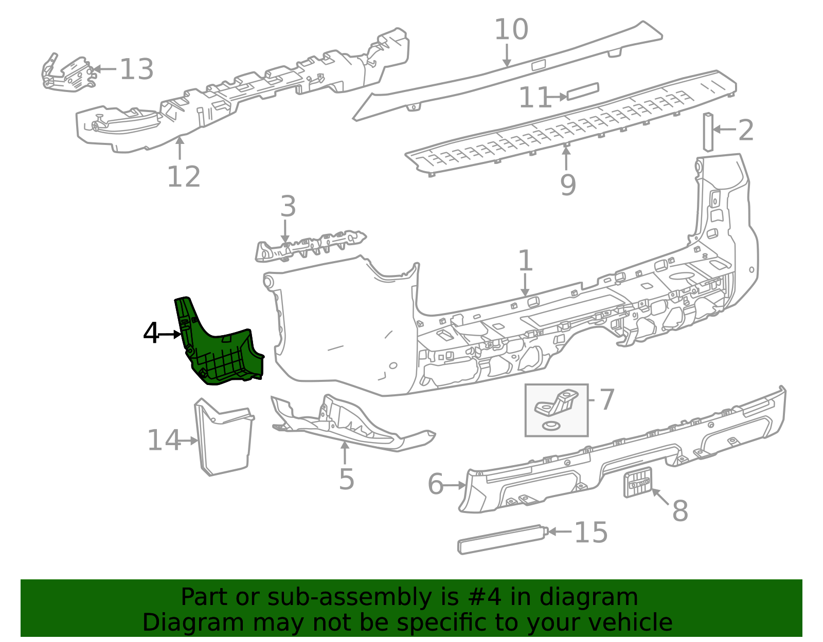 52592-35030 - Bumper Seal 2025 Toyota 4Runner | Longo Toyota Parts