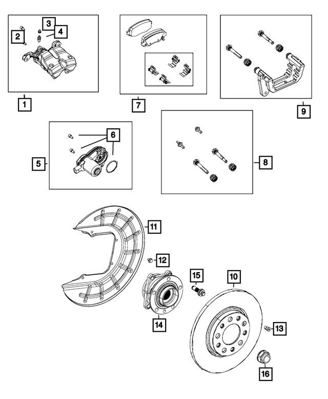 68295714AA - : Brake Shield, Right for Mopar Image