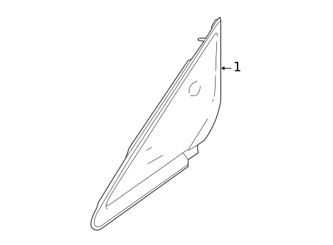 Glass & Hardware for 2017 Nissan Versa Note #1