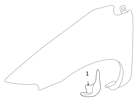 Exterior Trim - Fender for 2002 Dodge Caravan #0