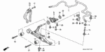 51392SR3024 - Chassis: BUSH, FR. ARM (LOWER) for Honda Image