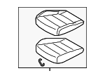 88200J0030PJT - Body: Seat Cushion for Hyundai: Accent Image