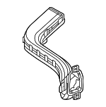 68304130AB - : 2020 Jeep Wrangler - Ambient Air Duct for Jeep: Gladiator, Wrangler Image