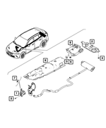 68480494AA - Exhaust: Exhaust Shield for Mopar Image