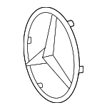 1678172000 - Accessories: Grille Emblem for Mercedes-Benz Image