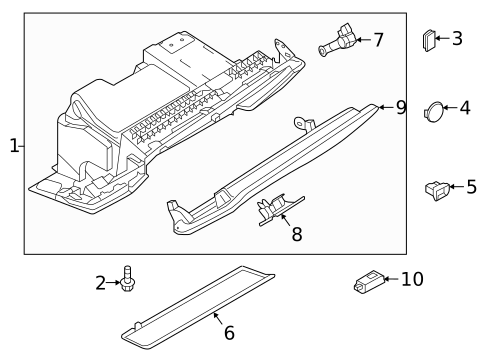 Glove Box for 2025 Audi A6 allroad #0