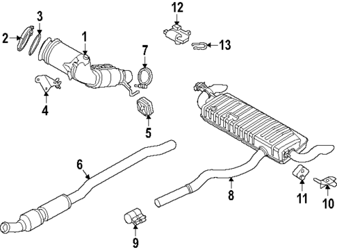 Exhaust Components for 2025 BMW 228 xDrive Gran Coupe #0