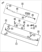 5154854AA - Steering: Tube Retaining Clamp for Mopar Image