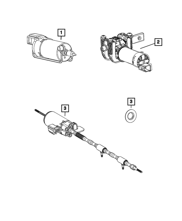68679605AA - Interior Trim: Power Seat Motor for Mopar Image
