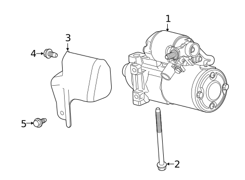 Starter for 2018 Chevrolet Express 2500 #2