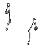 888441FC1B - : Lap &amp; Shoulder Belt for Nissan: Cube Image