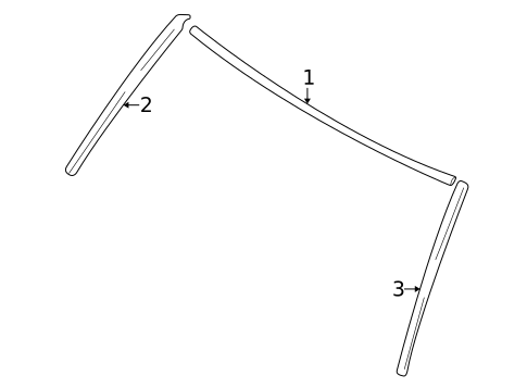 Reveal Moldings for 2007 Mitsubishi Endeavor #0