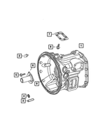 5142733AA - Mercedes Benz Manual Transmission 6 Speed: Transmission Housing, Front for Dodge: Ram 2500, Ram 3500 Image