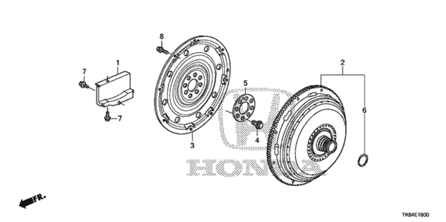 Torque Converter for 2012 Honda Odyssey #0