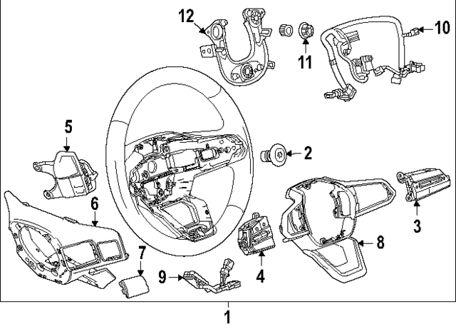85610402 - : Part# 85610402 F (S)Applique for Chevrolet: Blazer EV Image