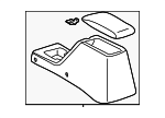 5890135130B1 - Body: Rear Console for Toyota Image