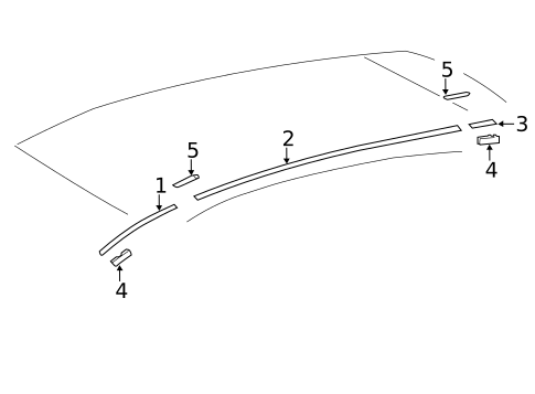 Exterior Trim - Roof for 2017 Toyota RAV4 #0