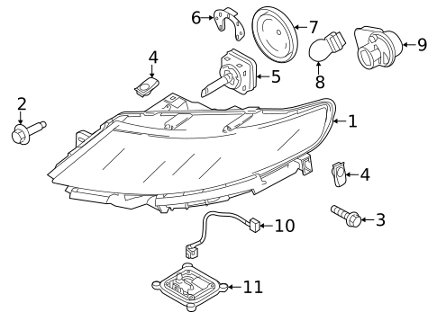 Lighting - Exterior for 2009 Lincoln MKS #0